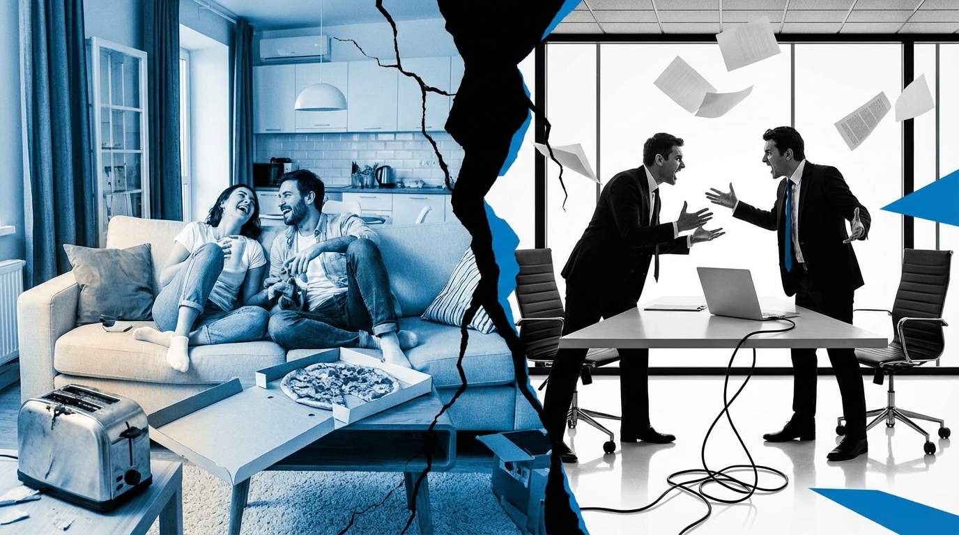 You are currently viewing Finding a Co-Founder: Why You Shouldn’t Hire Your Roommate