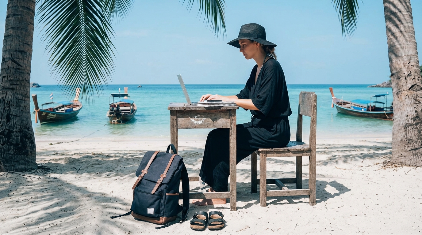 You are currently viewing The Digital Nomad Student: Studying from a Beach in Thailand