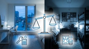 Read more about the article Renting vs. Dorms: The Cost-Benefit Analysis